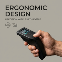 Accessoires pour Efoil et Hydrofoil : Télécommande sans fil étanche IP67 avec écran LCD et molette de réglage GPS, vente en gros directe usine