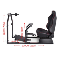 Les fabricants simulent les sièges de jeu de course Support de volant Siège E-Sports Jeu de chaises de jeu pour Ps4 PC