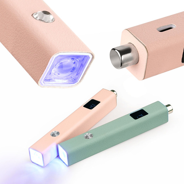 3W Portable Handheld UV LED Nail Lamp Pen Manicure Light Single Finger Mini Smart Sensing Nail Lamp Nail Dryer for Salon