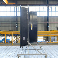 Ventilateur d'évacuation axial AC de 55 pouces, à montage mural, pour usage industriel en usine/entrepôt, 380-480V, construction en fibre de verre