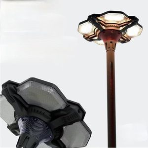 Lámpara Solar Inteligente LED RGB para Jardín con Control Remoto, Función de Ritmo Musical, Impermeable, para Exteriores, con Fuente de Alimentación - Product Image 6