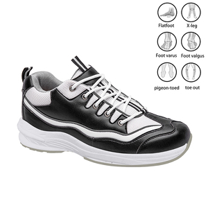 Zapatillas de deporte con cordones personalizadas, zapatos ortopédicos con inserto AFO para niños, zapatos ortopédicos bajos de microfibra para niños y niñas con soporte para el arco - Product Image 1