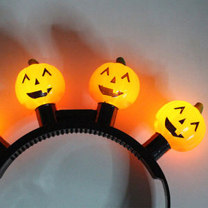Halloween Knipperende Hoofdband Op Maat Gemaakte Pompoen Hoofdband Klassieke Led-Up Prop Voor Feesthoofddecoraties - Product Image 6