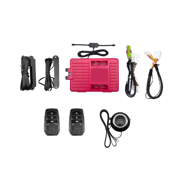 Push Button Start Stop Engine Ignition Starter System for 14-18 Toyota Corolla Button Dedicated Harness Plug and Play