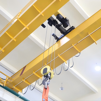 Pont roulant antidéflagrant de type QB 20-50/10 avec PLC et moteur, capacité 50T, portée 31,5M, hauteur de levage 12m