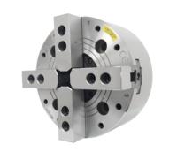 Mandrin hydraulique creux haute vitesse à 4 mors 4S-12 A8, serrage 34-304 mm pour tournage CNC de pièces spéciales en tube carré