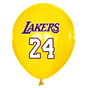 Artículos de Fiesta con Temática de Baloncesto Lakers24, Adorno para Pastel, Pancarta para Decoración de Fiesta de Cumpleaños Infantil con Temática Deportiva - Product Image 4