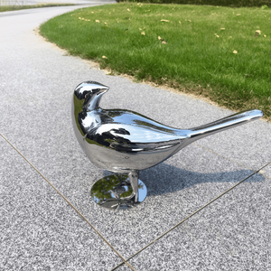 Statua di Uccello e Scultura Animale in Acciaio Inossidabile Personalizzata per Parchi Moderni con Tecnica di Saldatura - Product Image 3
