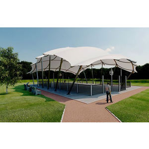 Techo de Lona PVDF para Estadios, Diseño de Fábrica China, para Canchas de Baloncesto, Fútbol, Piscinas, Tenis y Pádel, en Venta - Product Image 6