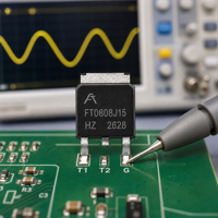 FT0808JW15:High dv/dt internal insulation inductive load 3Q bidirectional thyristor