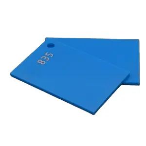 Foglio acrilico colato colore blu 835 Perspex 2mm Plexiglass