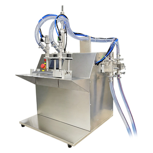 Machine de remplissage semi-automatique à 2 têtes de 5000 ml pour jus, boissons, liquide de lavage, détergent, sachet à bec verseur, prix d'usine - Product Image 1