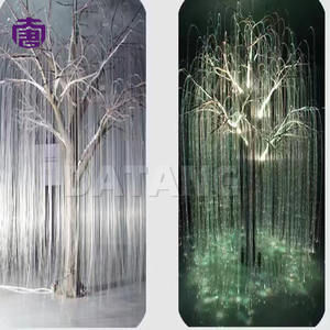 Lámpara LED de Alta Calidad con Forma de Árbol de Sauce, Decoración Escénica con Ramas Colgantes para Caminos y Campus, en Venta - Product Image 5