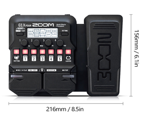 Procesador de Guitarra Multiefectos ZOOM G1X FOUR con Pedal de Expresión, Looper, Caja de Ritmos, Pedal Multiefectos para Guitarra Eléctrica con Logo - Product Image 2