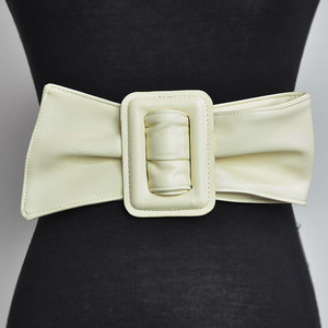 Vente en gros de ceintures de créateurs simples et polyvalentes avec boucle en PU grande taille ceintures larges pour femmes ceintures mode pour femmes - Product Image 6