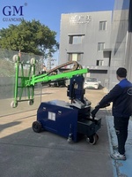 Ventouse électrique de levage de verre, ventouse mobile géante pour verre avec grue à flèche
