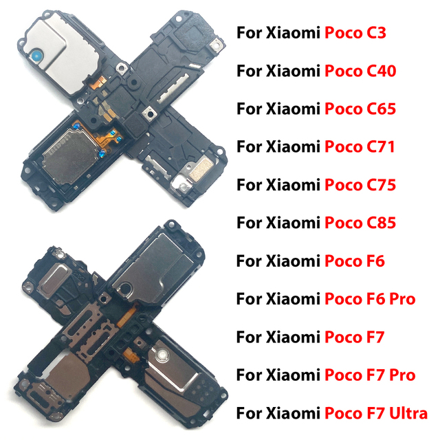 Wholesale Loudspeaker Buzzer Ringer Flex Cable for Xiaomi Poco C3 C40 C65 C71 C75 C85 F6 F7 X7 Pro 5G Replacement Parts