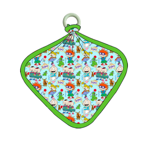 Großhandel Niedliche Charakter-Print Baby-Schmusetücher aus Viskose-Bambus für Neugeborene - Product Image 3