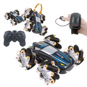 Coche de Derrape a Control Remoto de Alta Velocidad 2.4Ghz Escala 1/18, 40-50m, Camioneta RC Todoterreno Lista para Usar, 10 Canales, Mini de Doble Cara para Niños - Product Image 1