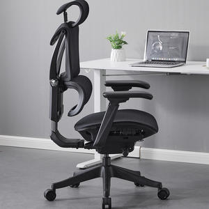 เก้าอี้สำนักงานดีไซน์หรูหราทันสมัยสำหรับผู้บริหาร ผู้มาเยี่ยมชม และผู้ใหญ่ ออกแบบตามหลักสรีรศาสตร์ พร้อมพนักพิงตาข่าย - Product Image 4