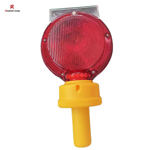 Feux de signalisation clignotants solaires jaunes et rouges étanches IP68 pour la sécurité routière – Fabricant de balise de signalisation clignotante - Product Image 6
