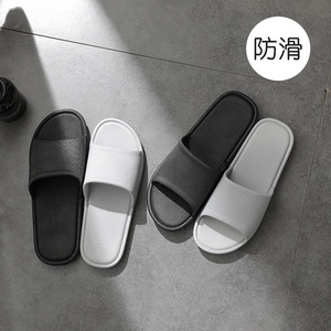 Men's And Women's Indoor Slippers Non Slip <b>Soft</b> Sole Home Bath Slippers Summer Couple <b>Shoes</b> Black Gray 1.5Cm 3.5Cm Thickness - Product Image 1