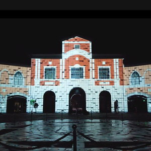 Khả năng hiển thị cao 6000 lumens 4k DLP laser chiếu cho xây dựng ngoài trời núi khu vực danh lam thắng cảnh cảnh chiếu di động - Product Image 1