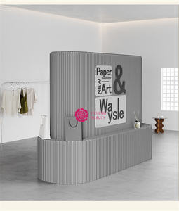 Yicheng Beauty gros papier carré et rond cloison écran bureau entrée cloison papier cloison avec des prix bon marché - Product Image 3