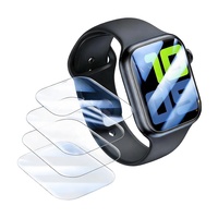 Protecteur d'écran pour smartwatch, film de protection en hydrogel nano pour Apple Watch Series SE Ultra 40 42 44 46 mm