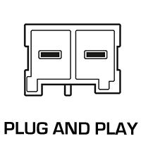 Alzacristalli Adattabile per OE 807015F600 807214F112 Prodotto in Tunisia - Product Image 2