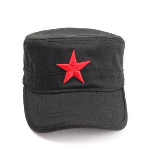 Gorra militar táctica de algodón transpirable con bordado de estrella roja, sombrero de protección solar para exteriores, unisex para adultos - Product Image 1