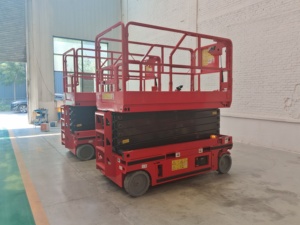 Plataforma Elevadora de Tijera con Control Remoto Inteligente, Altura de Trabajo de 14 m, Nivelación Automática, Mantenimiento de Estanterías de Almacén - Product Image 3