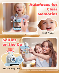Appareil photo pour enfants Jouets à impression instantanée Autofocus Appareil photo numérique pour enfants Toddler 3 to 12 Year Old Boy <span class=keywords><strong>Girls</strong></span> Use with 3.0 Inch Screen - Product Image 6