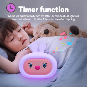 Trẻ Em Bé Ngủ Đêm Tiếng Ồn Trắng Đồ Chơi <span class=keywords><strong>X</strong></span>ách Tay <span class=keywords><strong>Silicone</strong></span> Gấu Âm Thanh Máy Tiếng Ồn Trắng Máy Với Nursery Ánh Sáng Ban Đêm - Product Image 2