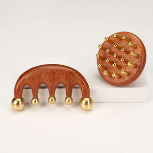 Éxitos de Venta 2025 Peine de Madera Gua Sha para Masaje del Cuero Cabelludo Desintoxica y Mejora el Flujo Sanguíneo Masajeador Facial para Aplicación en la Cabeza - Product Image 2