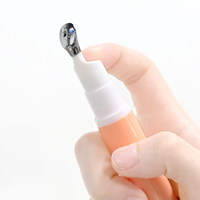 Flacons de crème pour les yeux sans air en plastique, emballage pour soins de la peau, pompe pulvérisatrice pour les voyages, 5 ml, 10 ml, 12 ml, 15 ml, flacons transparents rechargeables