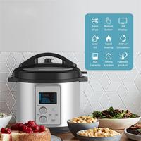Olla a Presión Eléctrica Multifuncional de Acero Inoxidable de Alta Calidad con Control Digital |   Olla Arrocera de Cocción Lenta