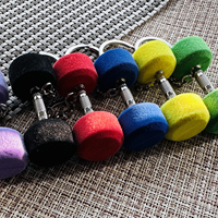 Bricolage rapide Multi poids Fitness Velety concepteur personnalisé 3D llaveros équipement de Fitness en peluche haltère porte-clés