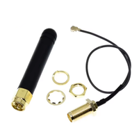 Antenne GSM pour module GPRS TCP/IP SIM800L SIM800C SIM900 SIM868 – Antenne en caoutchouc avec câble de connexion IPEX