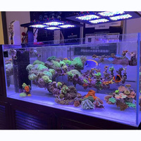 Decoración de Acuario de Resina de PU con Aspecto Natural Ecológico, Arrecife de Coral Simulado, Suministros para Peceras