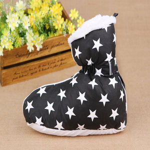 Pantoufles d'hiver à la maison pour femmes, conception de cerf doux, <span class=keywords><strong>botte</strong></span> chaude en denim pour la saison d'automne, caractéristique jetable - Product Image 3