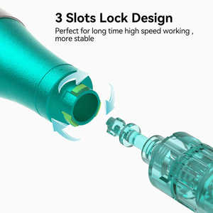 Appareil de maquillage sous vide rechargeable en acier inoxydable, stylo MTS Derma, pistolet à tatouer - Product Image 4