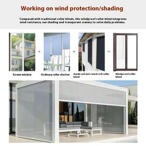 Nouvelles Stores à Rouleau Motorisées Excellentes pour les Fenêtres de Bureau et de Maison Stores à Rouleau Extérieurs à Glissière - Product Image 6