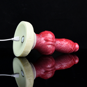 Vibrador con Control Remoto NNSX Tamaño S de 8.66 Pulgadas, Vibrador con Forma de Pene Animal con Super Nudo, Dilatadores Vaginales Progresivos - Product Image 5