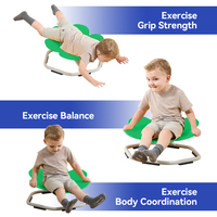 Chaise pivotante sensorielle certifiée EN71 pour enfants et tout-petits Chaise oscillante en métal Jouet rotatif sensoriel pour l'autisme