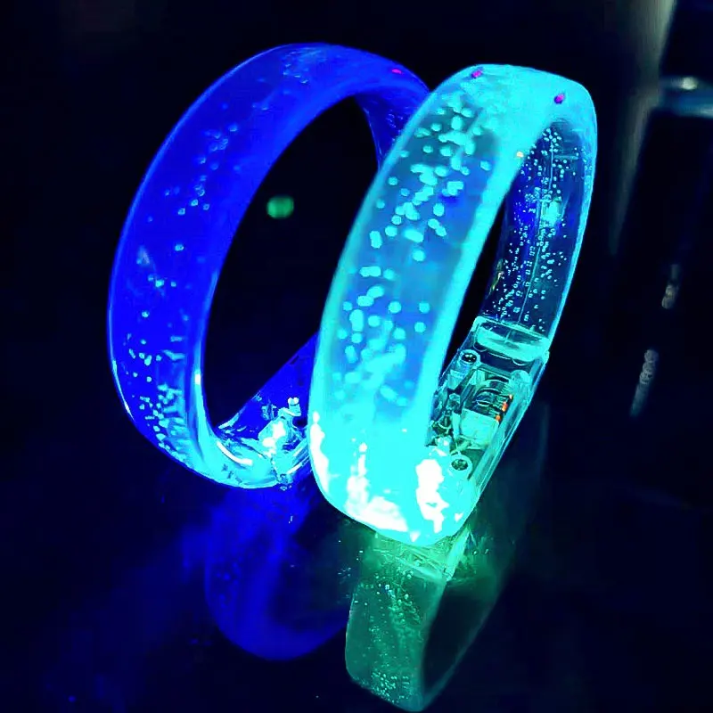 Hot Sale Cheap Concert Event Party Led Flashing Bracelet Colorful Christmas Light Up Led Bracelets