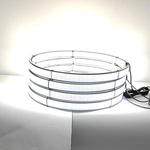 Kingshowstar 15.5in17inピュアホワイトLEDホイールライト5列インおよびアウトホイールライトカー超高輝度10列トラック用ホイールライト - Product Image 5