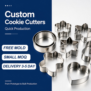 Set di 3 Tagliabiscotti a Forma di Omino di Pan di Zenzero, Stampi Personalizzati in Acciaio Inox <span class=keywords><strong>per</strong></span> <span class=keywords><strong>Biscotti</strong></span> <span class=keywords><strong>Natalizi</strong></span>, Accessori <span class=keywords><strong>per</strong></span> Pasticceria - Product Image 4