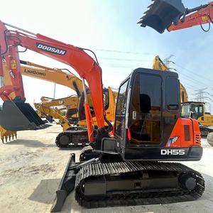 Excavadora Hidráulica de Orugas Usada Doosan DH55 DX60 DX225 DX225/300LC-9C de 5 Toneladas con Motor y Bomba Hidráulica Doosan Originales - Product Image 1
