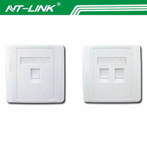 Bán chạy nhất anh 86*86 Mét Ethernet faceplate duy nhất & đôi ổ cắm RJ45/RJ11 Internet Jack dữ liệu/Tele truyền tường faceplate - Product Image 5